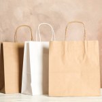 PAPER AND FABRIC BAGS